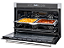 Forno Tecno Vintage 90 cm, elétrico, 138 litros, com Air Fry, convecção dupla, 15 funções, preto fosco e puxador em latão polido, 220V - Casa de Lila - Imagem 3