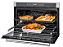 Forno Tecno Vintage 90 cm, elétrico, 138 litros, com Air Fry, convecção dupla, 15 funções, preto fosco e puxador em latão polido, 220V - Casa de Lila - Imagem 2