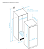 Refrigerador para revestir Tecno Original 54 cm, de embutir, 303 litros, All Refrigerator, porta reversível, 220V - Casa de Lila - Imagem 13