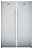 Refrigerador Tecno Vintage 122 cm, de piso e de embutir, All Freezer e All Refrigerator, 658 litros, preto fosco, puxadores em latão polido, 220V - Casa de Lila - Imagem 8