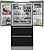 Refrigerador Tecno Vintage 91 cm, French Door, 571 litros, Ice Maker, Preto Fosco, Puxadores em Latão Polido, 220V - Casa de Lila - Imagem 5