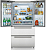 Refrigerador Tecno Professional 91 cm, de piso e de embutir, French Door, 571 litros, Ice Maker, inox escovado, 220V - Casa de Lila - Imagem 3
