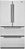 Refrigerador Tecno Professional 91 cm, de piso e de embutir, French Door, 571 litros, Ice Maker, inox escovado, 220V - Casa de Lila - Imagem 1