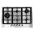 Cooktop a gás 5 queimadores inox 75 cm- Crissair Bivolt - Imagem 1