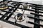Cooktop á gás filotop 90 cm Professional, 5 queimadores profissionais a gás, emblema Tecno cromado, com queimador Dual Flame de 4.000 W, Tecno Professional-220V - Imagem 4
