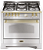 Fogão inox escovado 90 cm, de piso e de embutir, 5 queimadores a gás, forno elétrico com churrasqueira,Vintage, Lofra- 220V - Imagem 1