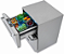 Gaveta Refrigerada 60 cm, de piso e de embutir, com 95 litros, uso externo ou interno, puxadores em latão polido, Tecno Professional -220V - Imagem 13
