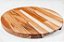 Prato Hefesto Madeira Teca Tamanho M- ARZ Home Design - Imagem 2