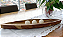 Centro de mesa Canoa Madeira Teca ARZ Home Design - Imagem 1