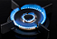 Cooktop a gás dominó 1 queimador, vitroceramica, moldura inox, Dual flame 6000W, Tecno Original-220V - Imagem 2
