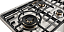 Cooktop a gás 90 cm, inox ,5 queimadores, com tripla chama Lateral ,Dual flame 4.000W, Tecno Vintage - 220V - Imagem 8