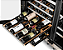 Adega de vinhos e espumantes Tecno Vintage, abertura para Direita, 425 litros, 151 garrafas 750 ml Bordeaux, Dual Zone de embutir- 220 V - Imagem 7