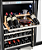 Adega de vinhos e espumantes Tecno Vintage, abertura para Direita, 425 litros, 151 garrafas 750 ml Bordeaux, Dual Zone de embutir- 220 V - Imagem 12