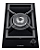 Cooktop a gás dominó 30 cm, vitroceramica, 1 queimador, tripla 4.000W, Tecno Original-220V - Imagem 3
