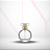 Frasco Veneza 50ml com Spray e Sobretampa - Imagem 1