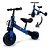 Triciclo Infantil de Equilíbrio 2 Em 1 DM Toys DMR6239 Azul - Imagem 1