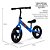 Bicicleta De Equilíbrio Sem Pedal Aro 12 DM Toys DMR6237 Azul - Imagem 2