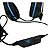 Fone de Ouvido Headphone Gamer X-Soldado Scorpion Rgb Infokit Azul - Imagem 3