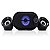Caixa de Som Mini Subwoofer Bluetooth Bivolt Usb Knup KP-6018BH - Imagem 1