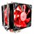Cooler Duplo CPU PC Intel Amd 1151 1155 Am4 Am3 Dex DX-9100D Vermelho - Imagem 1