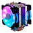 Cooler para Processador Intel e AMD RGB  Duplo Fans Dex DX-9107D - Imagem 1