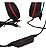 Fone de Ouvido Headphone Gamer X-Soldado Scorpion Rgb Infokit Vermelho - Imagem 3