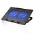 Base de Apoio Suporte para Notebook 2 Cooler Led Azul C3Tech NBC-50BK - Imagem 1