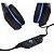 Headphone Fone de Ouvido Gamer X Soldado Luz RGB Infokit GH-X2000 Azul - Imagem 4