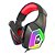 Headphone Fone de Ouvido Gamer X Soldado RGB Infokit GH-X2000 Vermelho - Imagem 2