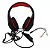 Headphone Fone de Ouvido Gamer X Soldado RGB Infokit GH-X2000 Vermelho - Imagem 4