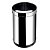 Lixeira Cesto de Lixo Inox 8L Escritório Com Aro Cromado Viel 3550 - Imagem 1