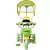 Triciclo Infantil com Empurrador Luz Som Capota Importway BW003 Verde - Imagem 3