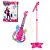 Guitarra com Microfone e Pedestal Infantil Rock Show Dm Toys DMT5893 - Imagem 1