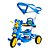 Triciclo Passeio Divertido Ursinho Infantil DM Toys DMT5580 Azul - Imagem 1