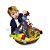 Barco Pirata Com Rodinha Brinquedo Infantil com Bonecos Maral 2121 - Imagem 2