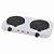 Fogareiro Elétrico 220v Indução 2000w 2 Bocas Bak BK-FCE702-220 Branco - Imagem 2