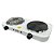 Fogareiro Elétrico 110v Indução 2000w 2 Bocas Bak BK-FCE703-110 Branco - Imagem 1