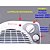 Aquecedor Elétrico 220v Portátil 2000w Ambiente Bak BK-AQU220 Branco - Imagem 4