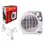 Aquecedor Elétrico 220v Portátil 2000w Ambiente Bak BK-AQU220 Branco - Imagem 5