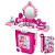 Maleta Dia da Beleza Maquiagem Infantil Luz e Som DM Toys DMT6798 - Imagem 1