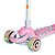 Patinete Radical Infantil 3 Rodas Com Luz Led e Som DMR6809 Rosa - Imagem 2