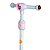 Patinete Radical Infantil 3 Rodas Com Luz Led e Som DMR6809 Rosa - Imagem 3