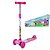 Patinete das Princesas Radical 3 Rodas Infantil com Luz Led DMR6864 - Imagem 1