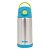 Copo Térmico Infantil Dupla Parede Inox com Canudo Buba 11385 Azul - Imagem 1