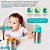 Copo Térmico Infantil Dupla Parede Inox com Canudo Buba 11385 Azul - Imagem 5