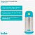 Copo Térmico Infantil Dupla Parede Inox com Canudo Buba 11385 Azul - Imagem 6
