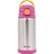 Copo Térmico Infantil Dupla Parede Inox com Canudo Buba 11384 Rosa - Imagem 1