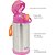 Copo Térmico Infantil Dupla Parede Inox com Canudo Buba 11384 Rosa - Imagem 5