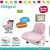 Cadeira de Alimentação Refeição Infantil Portátil DM Toys DMB6984 Rosa - Imagem 4