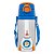 Copo Infantil Garrafinha Aluminio Garrafa Canudo Astronauta Buba 19619 - Imagem 1